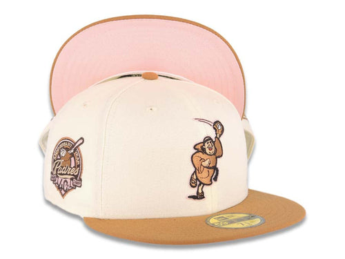 Mens New Era BluePink New York Yankees MLB x Big League Chew  Curveball  Cotton Candy Flavor Pack 59FIFTY Fitted Hat