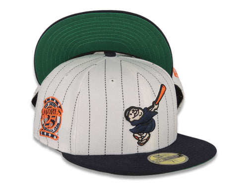 New Era 59FIFTY San Diego Padres Sugar Skull Fitted Hat Dark Navy White Orange