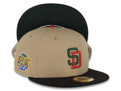 New Era 59FIFTY Black Soutache San Diego Padres Hat - Black, Gold Black / 7 3/4