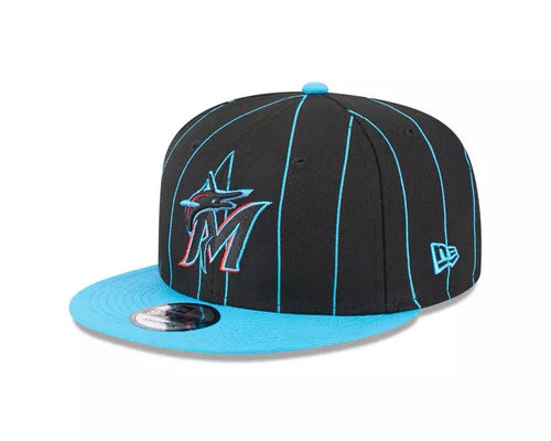 Florida Marlins New Era MLB 9FIFTY 950 Snapback Cap Hat Black