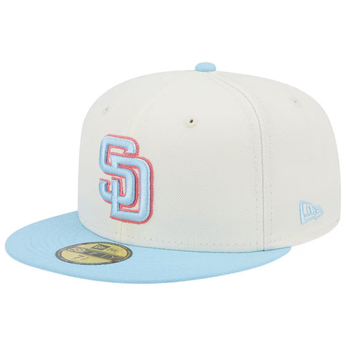 San Diego Padres New Era Color Pack 59FIFTY Fitted Hat - Light Blue