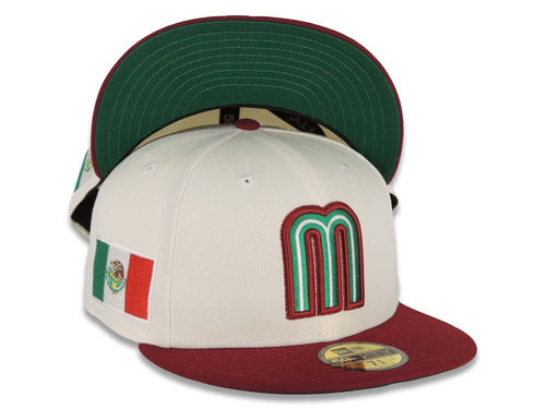 New Era 59Fifty World Baseball Classic Mexico Fitted Hat Black White -  Billion Creation