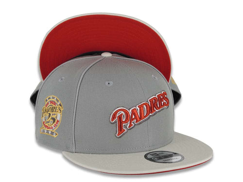 New Era 59FIFTY San Diego Padres Vintage Script Brown Gold Fitted Hat