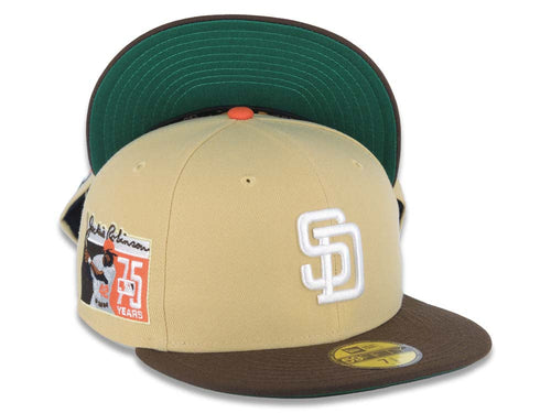 San Diego Padres New Era 1998 World Series Side Patch Undervisor 59FIFTY  Fitted Hat - White/Gray