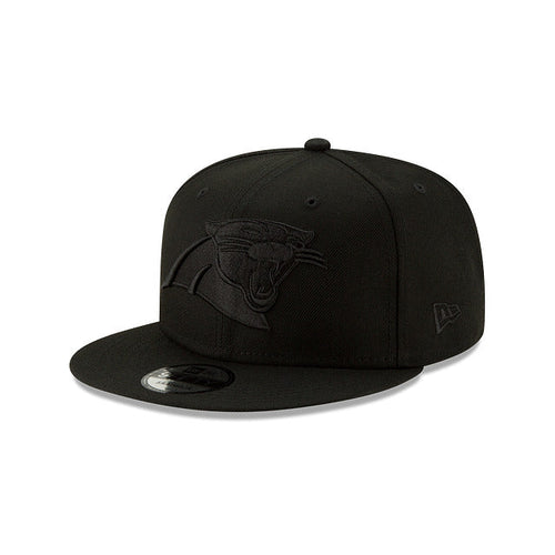 Carolina Panthers New Era Basic 9FIFTY Adjustable Snapback Hat - Black