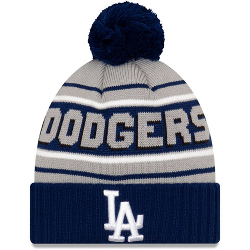 Los Angeles Dodgers New Era MLB 2022 Cuffed Knit Beanie Hat Gray/Royal –  Capland