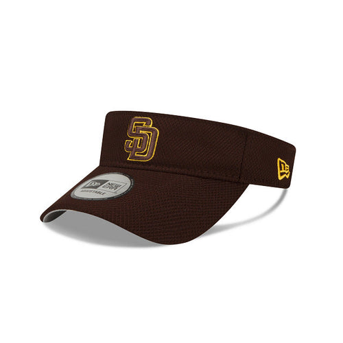 Men's San Diego Padres Nike Brown Wordmark Performance Adjustable Visor