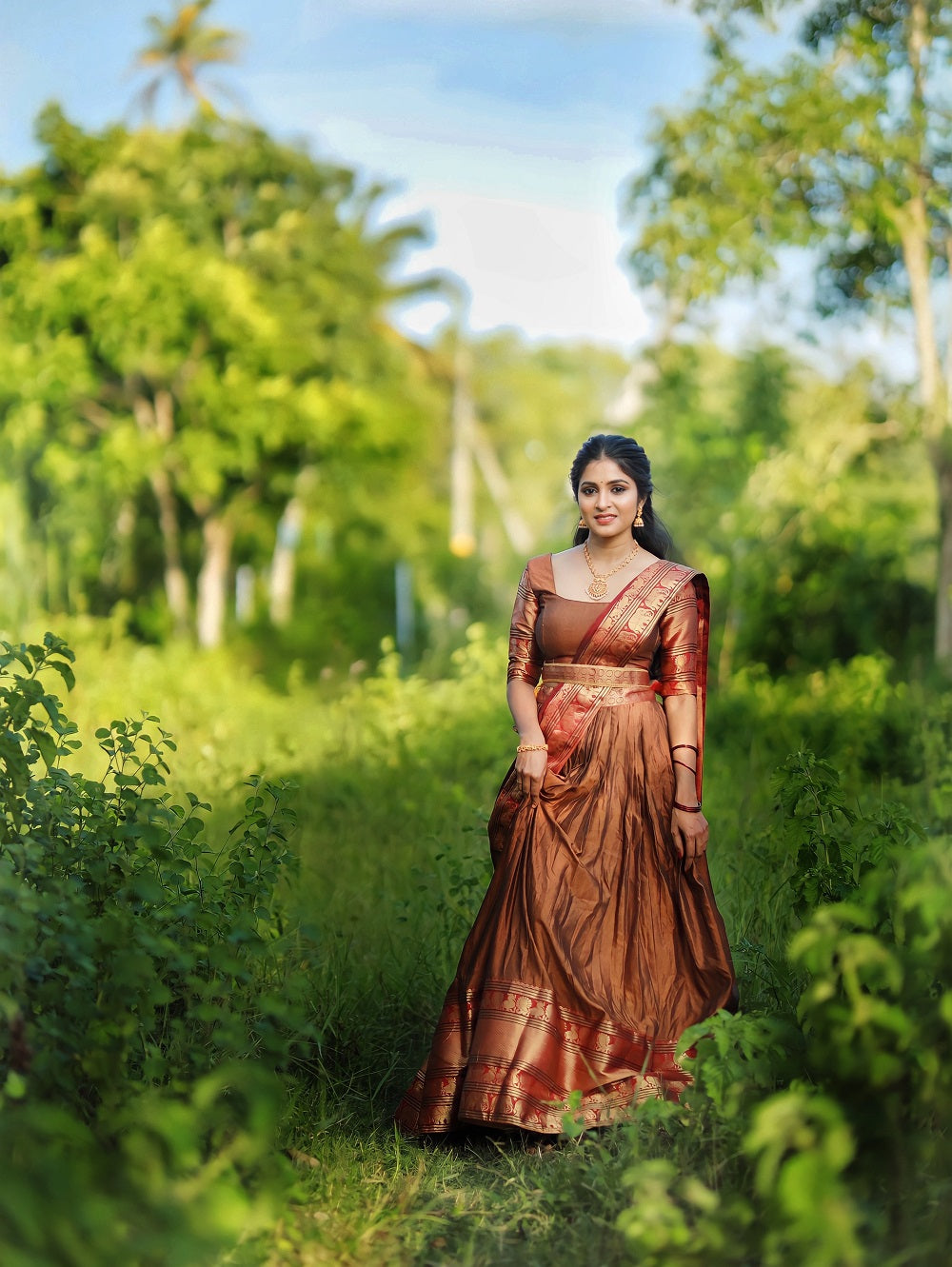 Black embroidered net unstitched lehenga with dupatta - Bridal Creation -  2212834