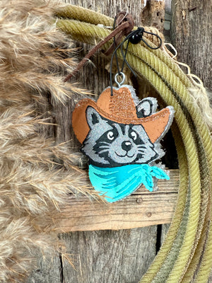 Cowboy Raccoon Western Car Freshie – Rustic Cowgirl Car Air Freshener - Barbwire n Bougie Boutique