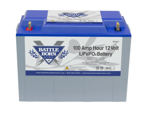 100ah Battleborn Battery LifePo4 Lithium Heated casing / BMS