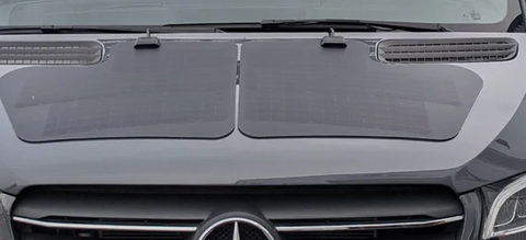 Cascade 4x4 Hood solar panels sprinter