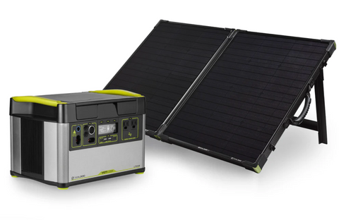 Goal Zero Yeti 1500X power station  w/ Boulder 100w portable solar