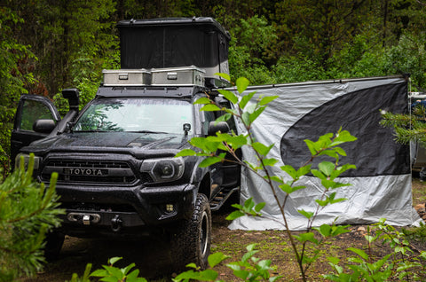 James Baroud Evasion with bagless Awning and enclosure