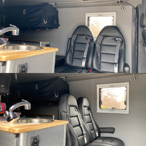 Two Way bi-directional rear seat Sprinter van