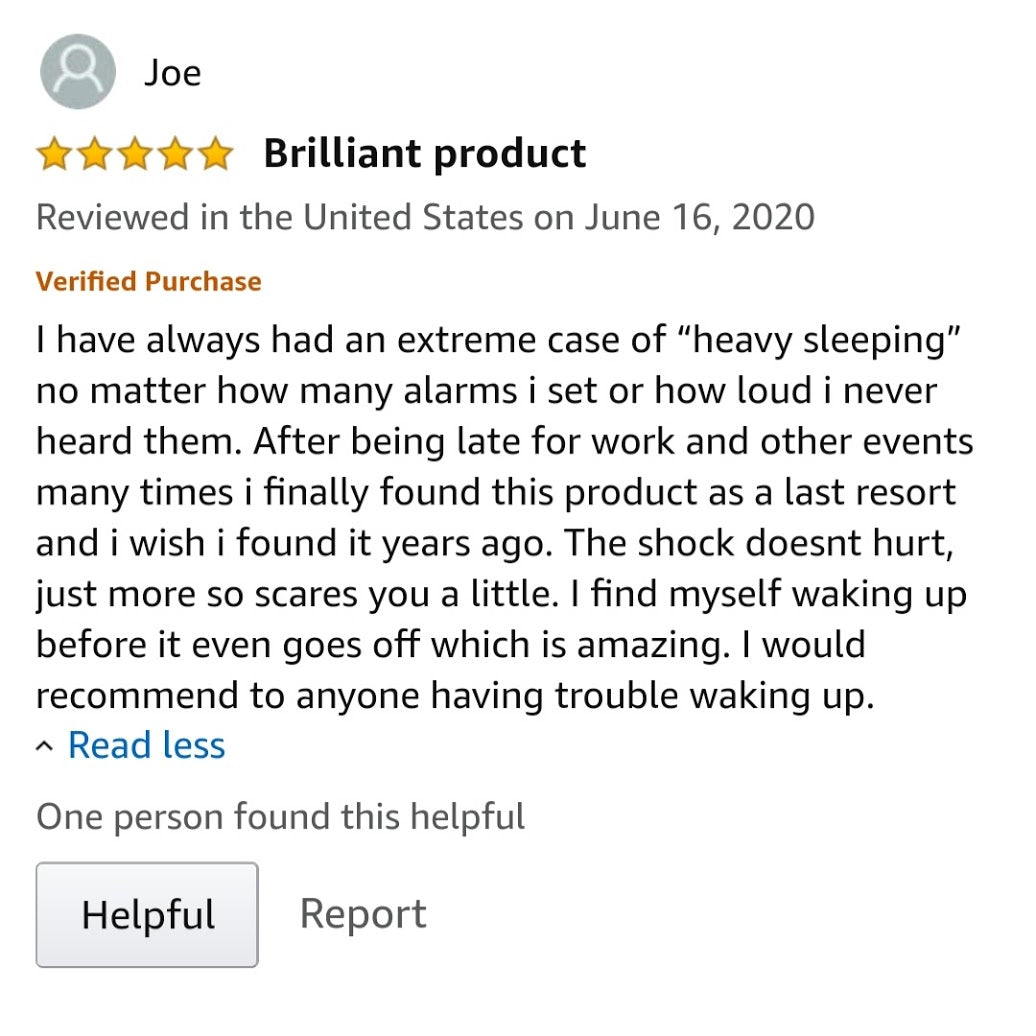 satisfied customer review