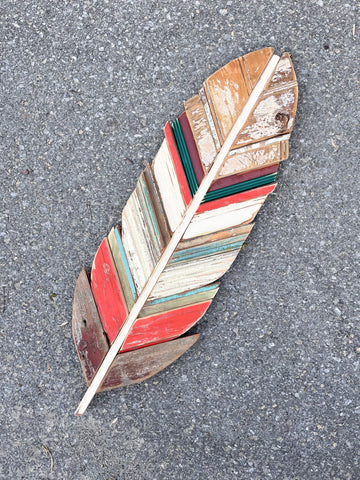 33" Wall Hanging Feather