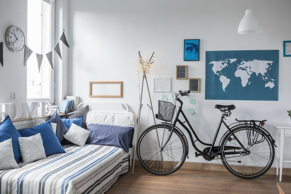 bicycle in a hotel or holiday accommodation 
