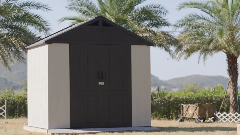 Patiowell 8x6 plastic shed