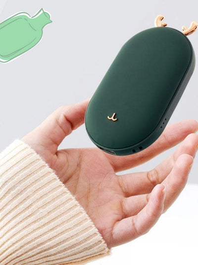 Bouillotte Electrique Rechargeable par USB Bouillotte Electrique Pliable  avec Housse Amovible Lavable Sac Chauffe-Mains Coussin Chauffant pour Mains