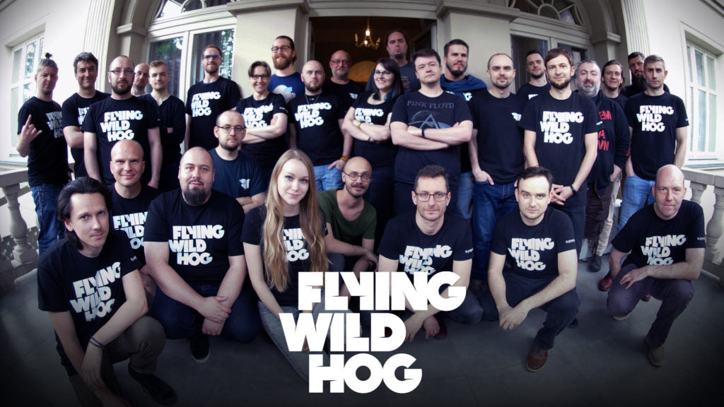 Flying Wild Hog team member group photo