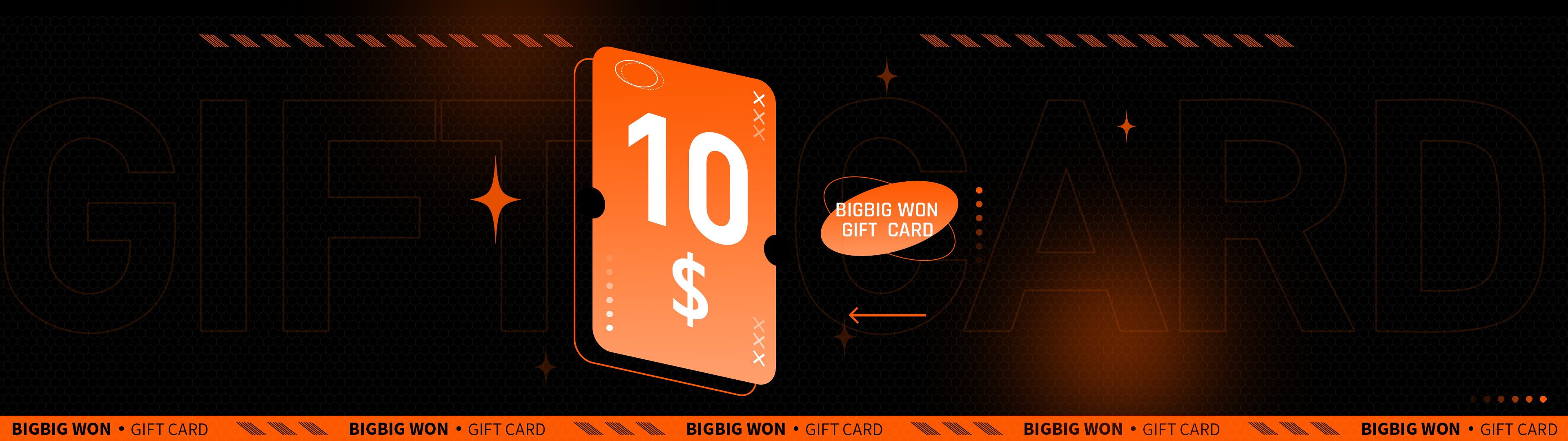 BIGBIG WON Gift Card $10