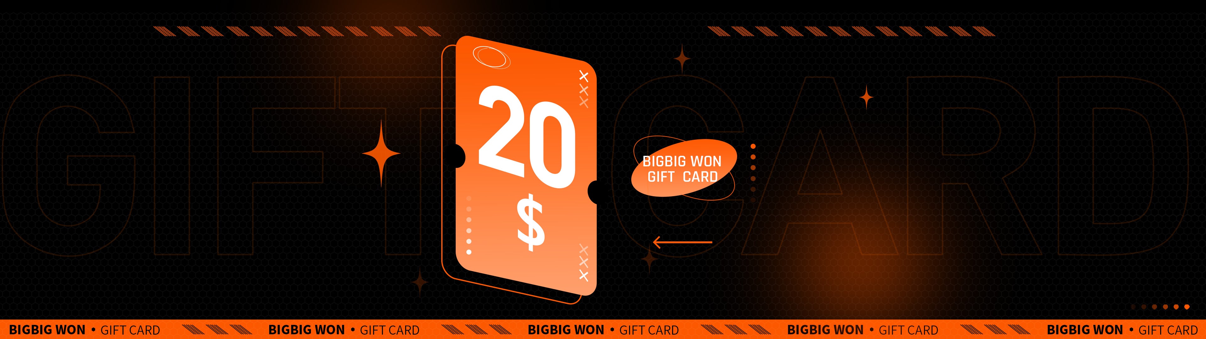BIGBIG WON ギフトカード $20