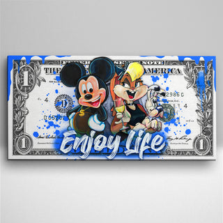 Enjoy Life - Cash Art - 80x40cm