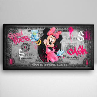 Good Vibes Minnie - Cash Art - 100x50cm