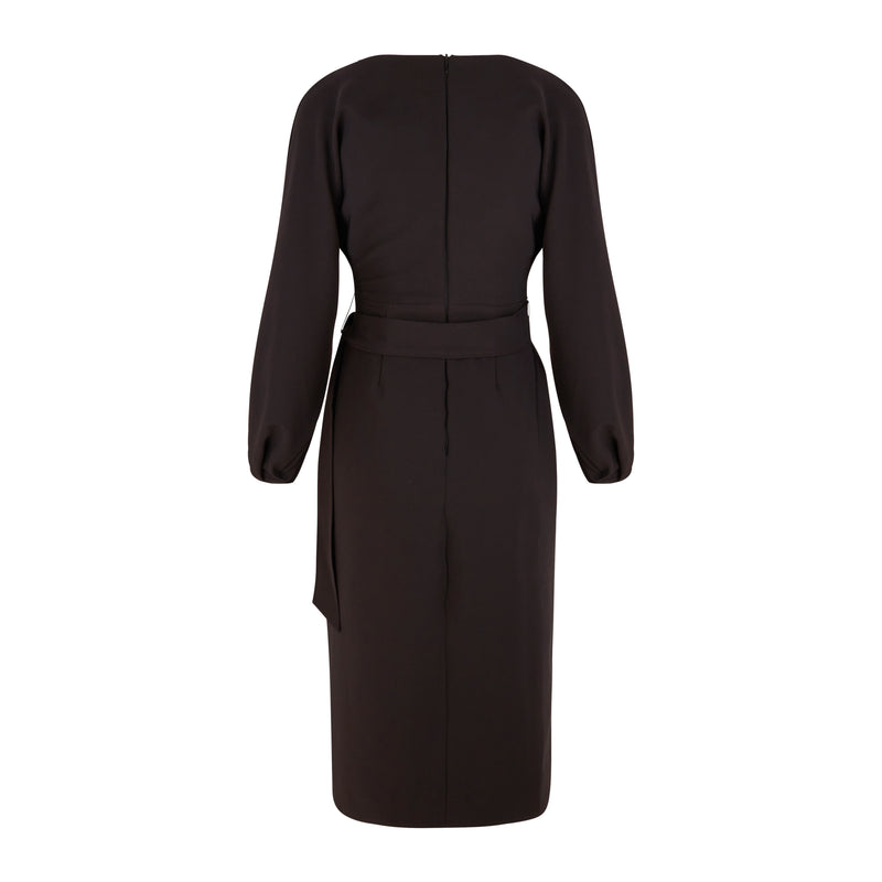 Loom London Women's Maeve Black Midi Dress – Loom London Group Limited