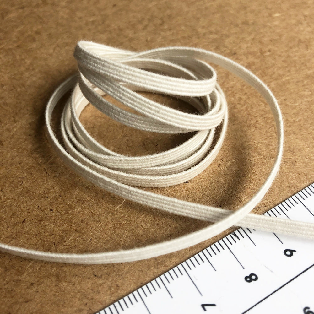Comprar cinta elástica ecológica de 3 mm, color crudo