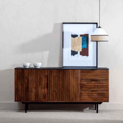 mango wood sideboard