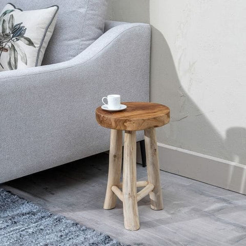 Table basse en bois upcylé