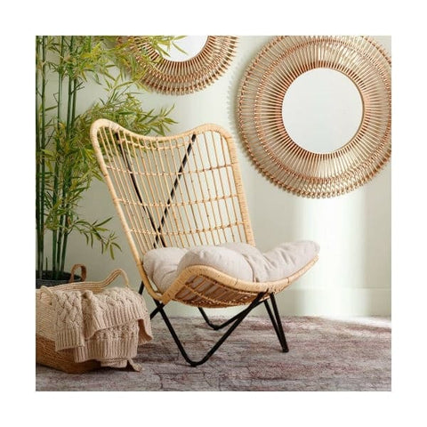 Trendy Balinese garden armchair