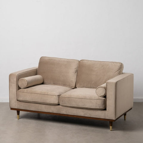 Comfortable upholstered sofa