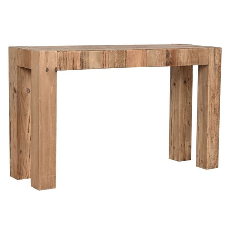 Entrance console in recycled wood