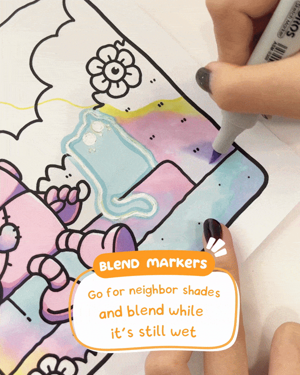 How To Blend With Alcohol Markers