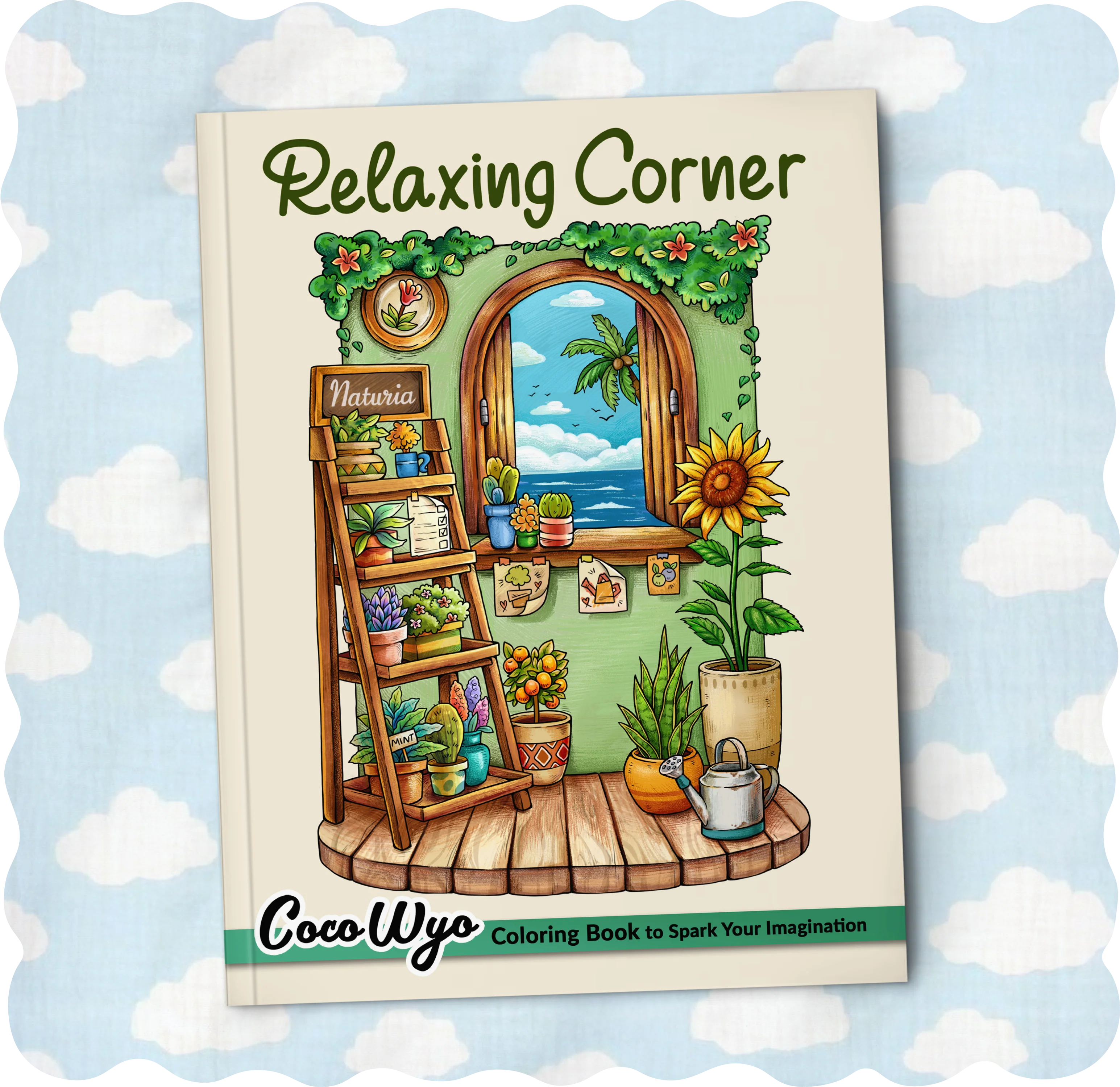 Relaxing Corner Coloring Book