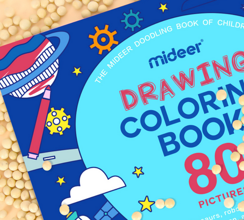 Mideer 6 Colors Diy Kids Draw Books For Kids Pocket Solid - Temu