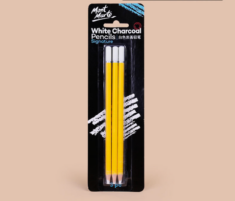 Mont marte 2/3pcs White Charcoal Pencil Highlight Sketch Signature