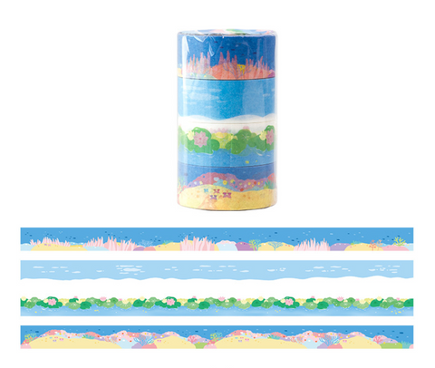 Washi Tape - Clouds (5mm) - Holo Gold Foil (Set of 3) – SumLilThings