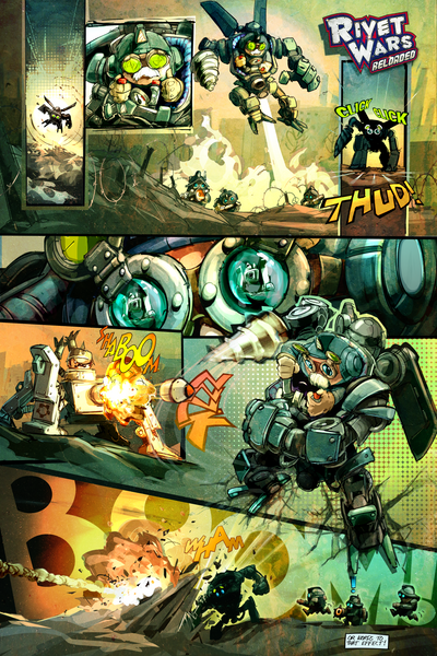 Rivet Wars: Reloaded Nemoans Comic Strip