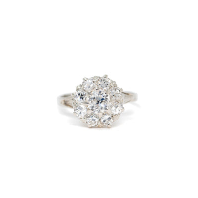 Antique Vintage 1.25 Carat Pear cut Black Diamond Halo Engagement Ring —  kisnagems.co.uk