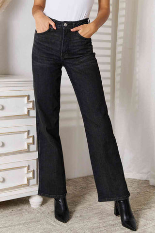 straight leg black jeans judy blue