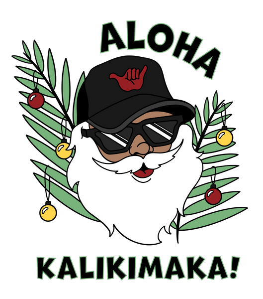 Global Village Kailua Aloha Kalikimaka Santa