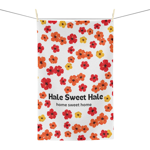 hibiscus kitchen towel