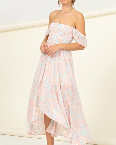 spring floral maxi dress