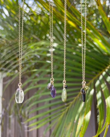 gemstone necklaces