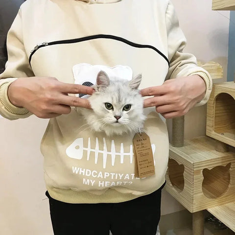 Women's Cat Hoodie Sweatshirt | Yourcatneeds.com