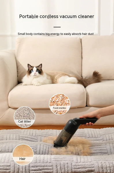 Portable Vacuum Suction for Cats