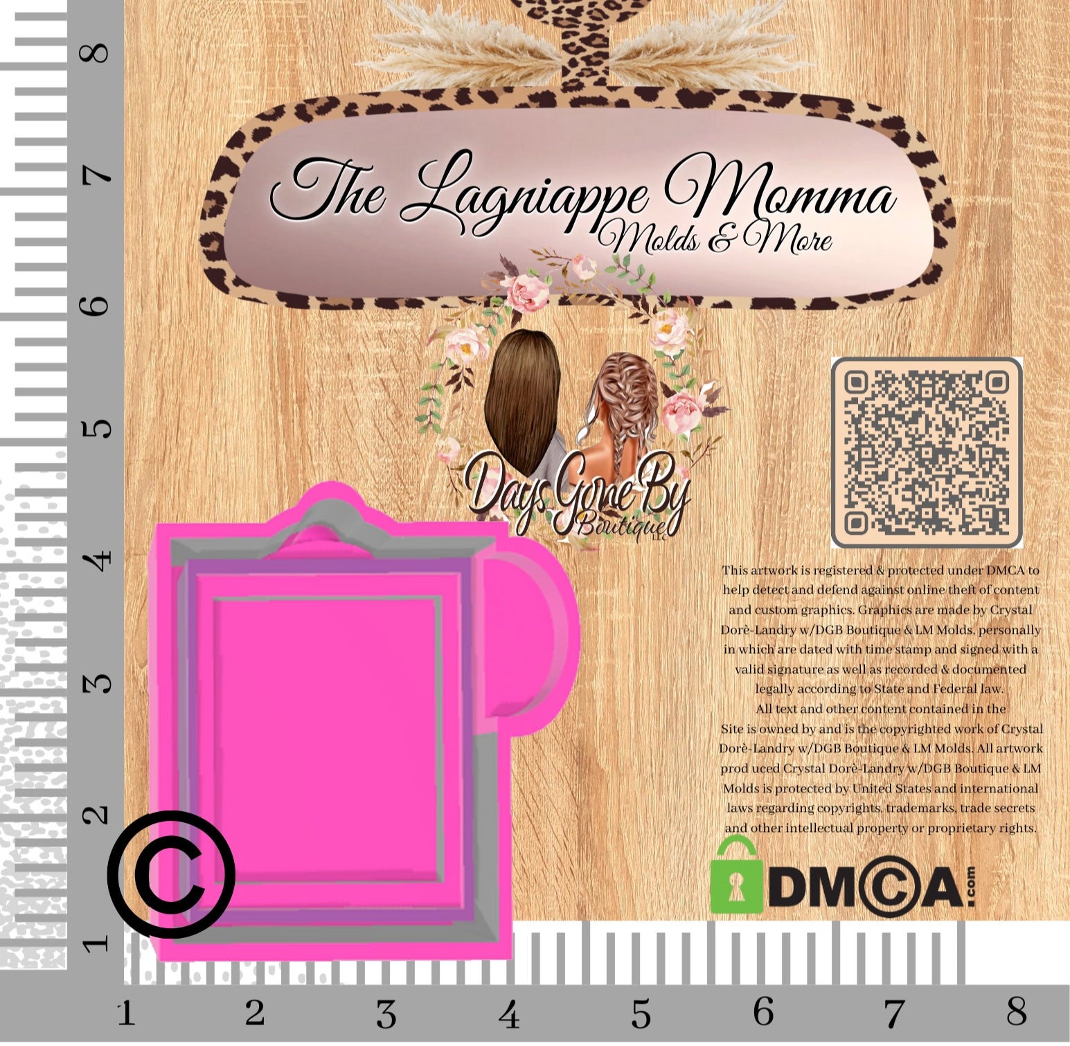LM Rectangle Shaker and/or Cardstock Mold ©️